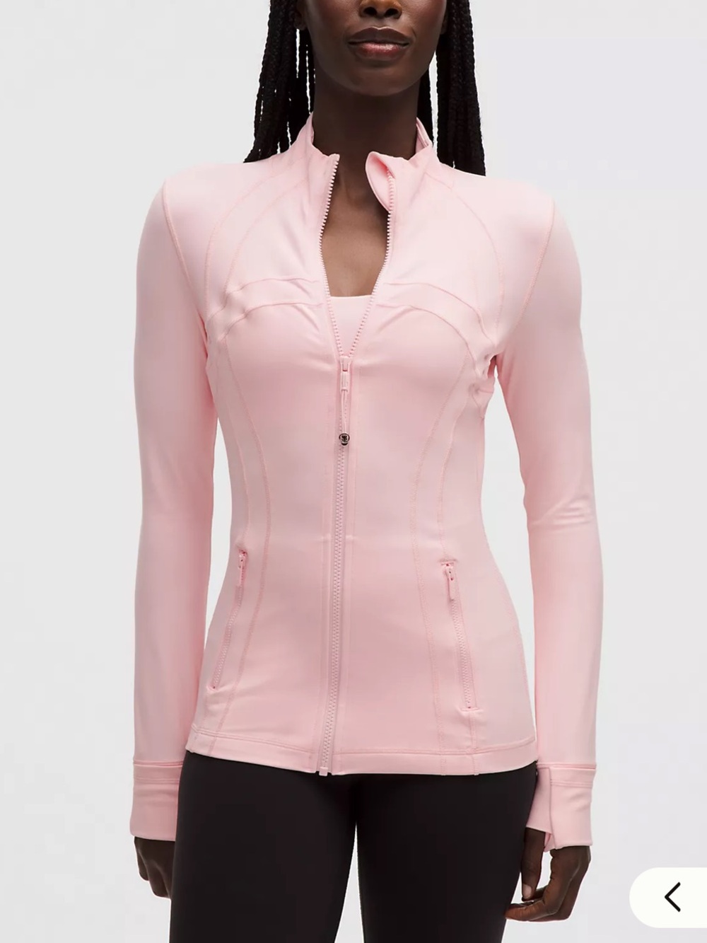 Lululemon Define Jacket Nulu Blush Quartz Size 10